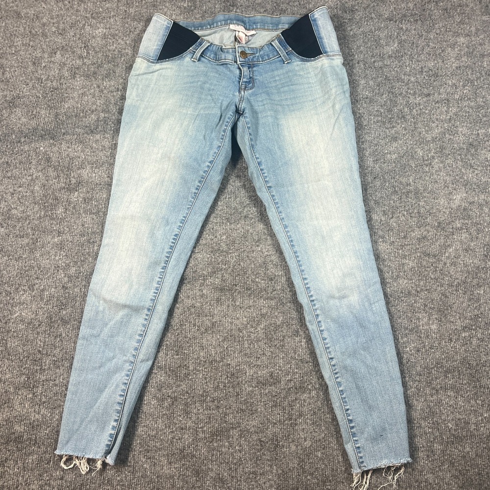 Isabel Maternity by Ingrid & Isabel Jegging Jeans Womens 4 Blue Denim Side Panel